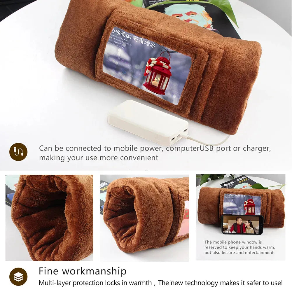 Explosion-proof Plush Hot Water Bottle Electric Heating Handbag - Bellarte Enchanté Explosion-proof Plush Hot Water Bottle Electric Heating Handbag
